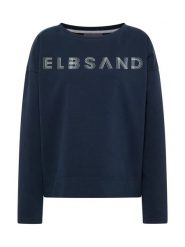 ELBSAND Bluza "Aliska" w kolorze granatowym rozmiar: L. Niebieskie bluzy ELBSAND, l, bez wzorów, bez kaptura. Za 157.32 zł.