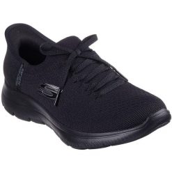 Adidasy Skechers Summits-new Daily, Kobiety. Czarne buty sportowe lifestyle Skechers, bez wzorów, sportowe, bez zapięcia, skechers sport. Za 329.99 zł.