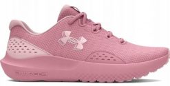 Buty do biegania damskie Under Armour Charged Surge 4. Czerwone buty do biegania Under Armour, bez wzorów, bez zapięcia, do biegania. Za 170.99 zł.