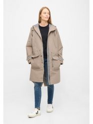 Derbe Parka funkcyjna w kolorze beżowym rozmiar: 44. Brązowe płaszcze Derbe, m, bez wzorów, z materiału, bez kaptura. Za 381.24 zł.