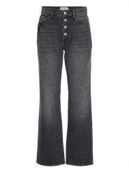 MOSS COPENHAGEN Dżinsy "Umi Ada" - Regular fit - w kolorze antracytowym rozmiar: L. Czarne jeansy Moss Copenhagen, l, bez wzorów, z bawełny, klasyczne, z podwyższonym stanem. Za 180.91 zł.