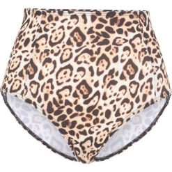 Figi bikini bonprix beżowo-brązowy leo. Bikini marki bonprix. Za 37.99 zł.