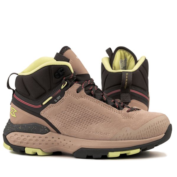 Damskie buty trekkingowe Garmont Groove G-Dry. Brązowe buty trekkingowe Garmont, bez wzorów, bez zapięcia, trekkingowe. W wyprzedaży za 359.00 zł.