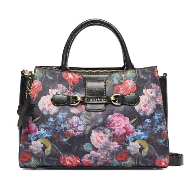 Torebka Laura Vita. Czarne torebki klasyczne LAURA VITA, bez wzorów, bez dodatków. Za 279.99 zł.