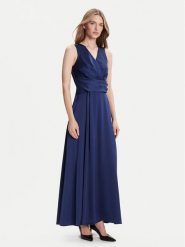 Rinascimento Sukienka wieczorowa CFC0124986003 Granatowy Regular Fit. Niebieskie sukienki Rinascimento, xs, bez wzorów, z syntetyku, wizytowe, bez kołnierzyka, bez ramiączek. Za 819.99 zł.