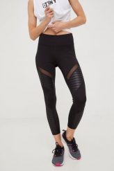 Dkny legginsy damskie kolor czarny gładkie. Czarne legginsy DKNY, bez wzorów, z materiału. W wyprzedaży za 359.99 zł.