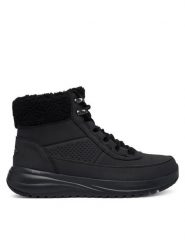 Skechers Trapery On-The-Go Stellar - Alpine Adventure 144756 Czarny. Czarne traperki Skechers, bez wzorów, ze skóry, bez obcasa, bez zapięcia. Za 429.99 zł.