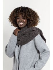 Awama Szal w kolorze antracytowym rozmiar: onesize. Czarne szaliki i kominy Awama, bez wzorów, z wełny. Za 239.99 zł.