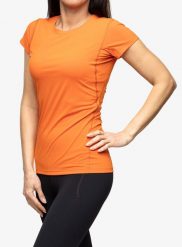 Koszulka do biegania damska Houdini Pace Air Tee. Brązowe t-shirty sportowe Houdini, xs, bez wzorów, z materiału, bez ramiączek, do biegania. Za 192.49 zł.