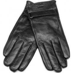 Rękawiczki Damskie JOOP! - Gloves 7234 170006310 Black 001. Czarne rękawiczki Joop!, bez wzorów, ze skóry. W wyprzedaży za 189.00 zł.
