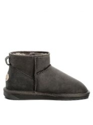 EMU Australia Śniegowce Stinger Micro W10937 Szary. Szare śniegowce Emu Australia, bez wzorów, ze skóry, bez zapięcia. Za 499.99 zł.
