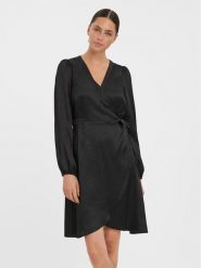 Vero Moda Sukienka codzienna Sabi 10278655 Czarny Relaxed Fit. Czarne sukienki Vero Moda, na co dzień, s, bez wzorów, z syntetyku, bez kołnierzyka, bez ramiączek, proste. Za 89.99 zł.