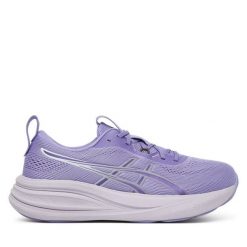Buty do biegania Asics. Fioletowe buty do biegania ASICS, bez wzorów, bez zapięcia, do biegania. Za 489.99 zł.