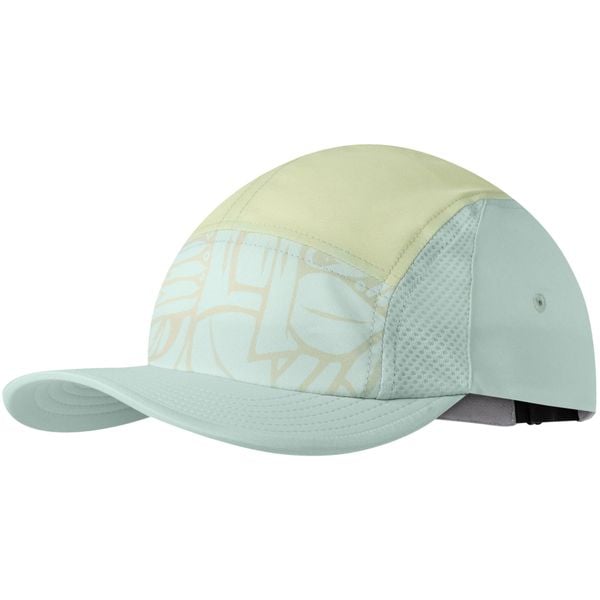 Czapka z daszkiem BUFF 5 PANEL GO CAP COZUMEL MULTI. Niebieskie czapki z daszkiem Buff, bez wzorów, sportowe. Za 169.90 zł.