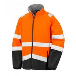 Kurtka Soft Shell SafeGuard Dla Dorosłych. Brązowe kurtki RESULT, m, bez wzorów, z materiału, bez kaptura, trekkingowe. Za 229.99 zł.