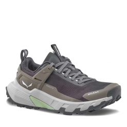 Damskie buty trekkingowe Salewa Pedroc 2 Ptx. Zielone trekkingi Salewa, bez wzorów, bez zapięcia, do biegania. Za 598.00 zł.
