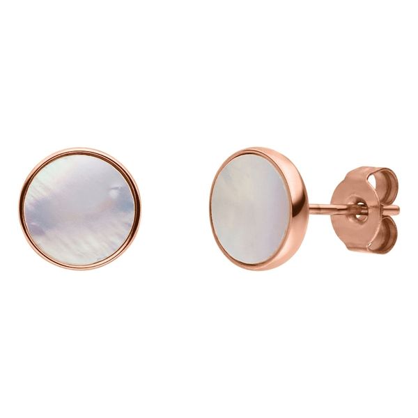 Purelei Purelei Kolczyki White Gloss 1 ct Damski. Białe kolczyki Purelei, z perłą, srebrne. Za 130.69 zł.