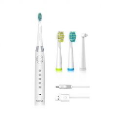 Szczoteczka soniczna do zębów z zestawem końcówek FairyWill 508 (Biały). Szczoteczki elektryczne i soniczne FairyWill. Za 69.00 zł.