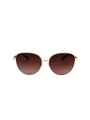 Karen Millen Damskie okulary przeciwsłoneczne w kolorze złoto-brązowym rozmiar: 57. Brązowe okulary przeciwsłoneczne Karen Millen, bez wzorów, z tworzywa sztucznego, sztuczne. Za 204.95 zł.