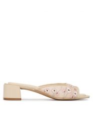 Aldo Klapki Riyana 14242796 Écru. Klapki Aldo, bez wzorów, z materiału, bez obcasa, bez zapięcia. Za 379.99 zł.