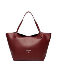 Patrizia Pepe Torebka 2B0130/L148-B861 Brązowy. Brązowe shopper bag Patrizia Pepe, bez wzorów, ze skóry, bez dodatków. Za 1,289.00 zł.