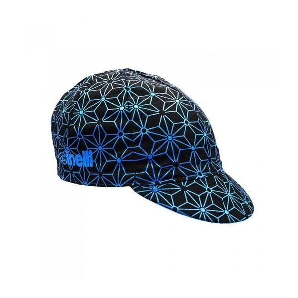 Czapka rowerowa Cinelli Blue Ice. Brązowe czapki zimowe CINELLI, bez wzorów, z bawełny. Za 131.90 zł.