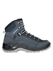 LOWA Skórzane buty turystyczne "Renegade GTX Mid Ws" w kolorze granatowym rozmiar: 41. Niebieskie buty trekkingowe Lowa, bez wzorów, z gore-texu, bez zapięcia, outdoorowe, gore-tex. Za 717.96 zł.