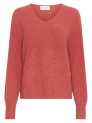 MOSS COPENHAGEN Sweter w kolorze jasnoróżowym rozmiar: M/L. Różowe swetry Moss Copenhagen, l, bez wzorów, z wełny, bez ramiączek. Za 204.95 zł.