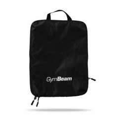 Torba na buty poliestrowa ripstop 30 × 10 × 40 cm. Czarne torby sportowe GYMBEAM, bez wzorów, z materiału. Za 54.90 zł.
