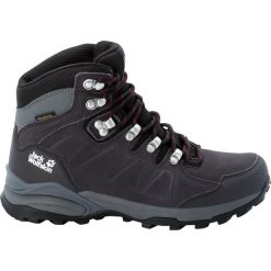 Buty trekkingowe damskie Jack Wolfskin Refugio Texapore Mid. Szare buty trekkingowe Jack Wolfskin, z gumy, za kostkę, bez zapięcia. Za 589.99 zł.