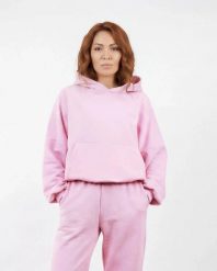 Damska bluza oversize UNLEASH WINGS PINK. Czerwone bluzy Wings, uniwersalny, bez wzorów, z materiału, bez ramiączek, bez kaptura. Za 249.90 zł.