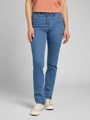 Lee Dżinsy "Marion" - Regular fit - w kolorze błękitnym rozmiar: W29/L33. Niebieskie jeansy Lee, l, z aplikacjami, z bawełny, klasyczne, z podwyższonym stanem. Za 144.24 zł.