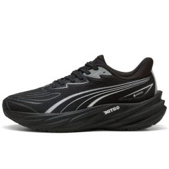 Buty Do Biegania Puma Velocity Nitro 5 Gtx Wns Damskie. Czarne buty do biegania Puma, bez wzorów, z gore-texu, bez zapięcia, do biegania, gore-tex. Za 707.85 zł.