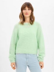 American vintage Sweter damski z dzianiny z zawartością alpaki Kobiety zielony jednolity, M. Zielone swetry American Vintage, m, bez wzorów, z dzianiny, vintage, bez ramiączek. Za 799.95 zł.