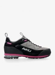 Buty GORE TEX damskie AKU Link GTX. Szare buty trekkingowe Aku, bez wzorów, z gore-texu, przed kostkę, bez zapięcia, trekkingowe, gore-tex. Za 984.49 zł.