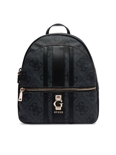 Guess Plecak Erenia HWSO78 38330 Szary. Szare plecaki Guess, z aplikacjami, ze skóry, bez dodatków. Za 389.99 zł.