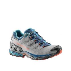Buty do biegania w terenie La Sportiva Ultra Raptor II Leather GTX Szare. Niebieskie buty trekkingowe La Sportiva, z gore-texu, bez zapięcia. Za 1,048.00 zł.