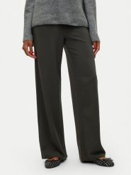 Vero Moda Spodnie materiałowe Berlin 10318454 Szary Wide Leg. Szare spodnie materiałowe Vero Moda, bez wzorów, z materiału. Za 129.99 zł.