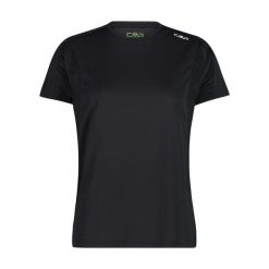 Koszulka damska turystyczna CMP 33N5576. Czarne t-shirty sportowe CMP, l, bez wzorów, bez ramiączek. W wyprzedaży za 111.99 zł.