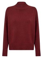Soyaconcept Sweter "Kanita" w kolorze bordowym rozmiar: L. Czerwone swetry Soyaconcept, l, bez wzorów, bez ramiączek. Za 209.95 zł.