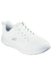 Buty SKECHERS BOBS B FLEX LO COOL EASE Biały. Białe trekkingi Skechers, bez wzorów, z materiału, bez zapięcia, trekkingowe. Za 243.99 zł.