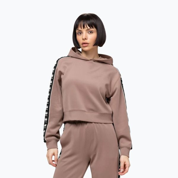 Bluza damska Pitbull Verona Hooded Oversize. Brązowe bluzy PITBULL, m, bez wzorów, z elastanu, bez ramiączek, bez kaptura. Za 179.99 zł.