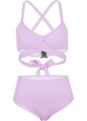 Bikini bustier (2 części). Czarne bikini bonprix, bez wzorów, sportowe. Za 112.99 zł.