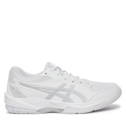 Buty halowe Asics. Białe buty sportowe lifestyle ASICS, bez wzorów, sportowe, bez zapięcia. Za 319.99 zł.