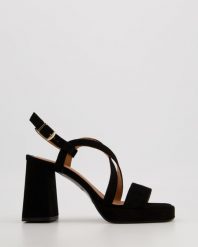 ZAMSZOWE SANDAŁY 4051-Z-1 CAM NER. Sandały Venezia, bez wzorów, ze skóry, bez obcasa, na platformie, bez zapięcia. Za 359.00 zł.