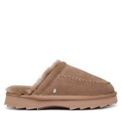 Kapcie EMU Australia. Brązowe kapcie Emu Australia, bez wzorów. Za 384.99 zł.
