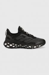 Adidas Performance buty do biegania Web Boost kolor czarny. Czarne buty do biegania adidas Performance, bez wzorów, z gumy, bez zapięcia, do biegania. W wyprzedaży za 529.99 zł.