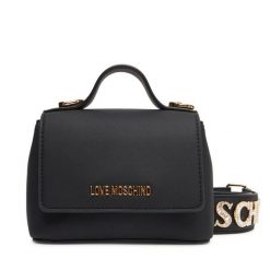 Torebka LOVE MOSCHINO. Czarne torebki klasyczne Love Moschino, bez wzorów, klasyczne, bez dodatków. Za 579.99 zł.