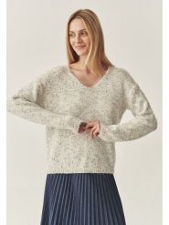 TATUUM Sweter w kolorze kremowym rozmiar: XS. Brązowe swetry Tatuum, xs, bez wzorów, z wełny, bez ramiączek. Za 110.55 zł.