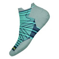 Skarpety Biegowe Damskie Smartwool Run Targeted Cushion Stripe Low Ankle. Zielone skarpetki Smartwool, bez wzorów, z wełny. Za 94.99 zł.